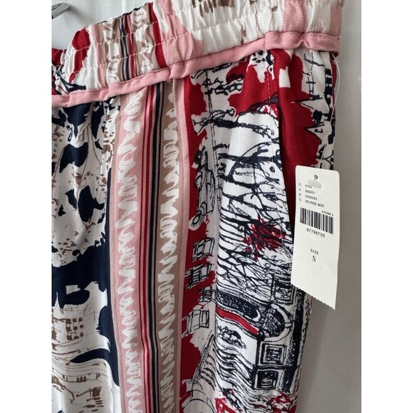 NWT Size S - Anthro The Brooklin Printed Wide-Leg Pull-On Pants (NWT US$ 128) - Picture 6 of 16